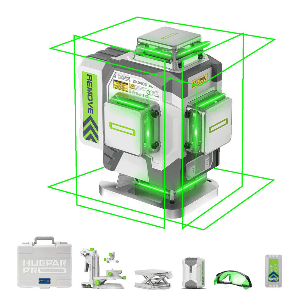 Huepar ZK04CG 4D Laser Level