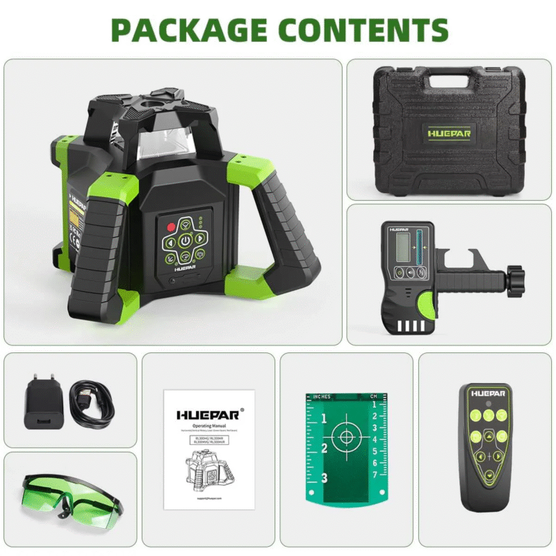 Huepar RL300HVG Rotary Laser Level
