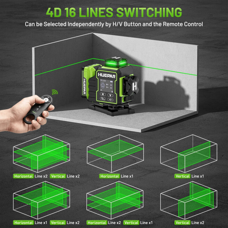 Huepar W04CG 4D Laser Level
